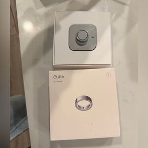 Oura Ring 4 Smart Ring Box - Silver size 7